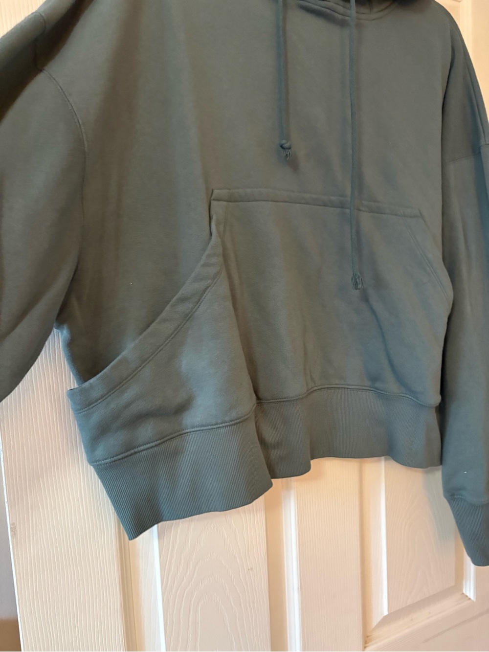 Zenana Relaxed Jade green Pullover Hoodie large - Picture 2 of 5